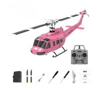 YUTT 1/48 Scala C032 UH-1 RC Helicopter, 2.4G 6CH 6-Axis Gyro Flybarless RC Helicopter, 3D 6G Stunt Brushless Airpalne con Altitude Hold, Flusso ottico e in bilico