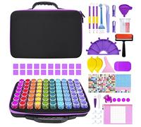 YUTUY Diamond Painting Kit Completo,70 Slots Diamond Painting Accessori,Diamant Painting Accessori,5D Pittura Diamante Kit,Pittura Diamante Kit per Fai da Te,Unghie, Artigianato d'Arte E Punto Croce