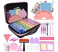 YUTUY Diamond Painting Kit Completo,70 Slots Diamond Painting Accessori,Strumenti di Pittura Diamante,Pittura Diamante Kit per Fai da Te,Unghie,Gioielli,Artigianato D'arte e Punto Croce