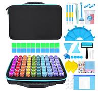 YUTUY Diamond Painting Kit Completo,Diamond Painting Accessori,70 Slots Diamant Painting Accessori,5D Pittura Diamante Kit,per Fai da Te,Unghie, Gioielli,Artigianato D'arte E Punto Croce