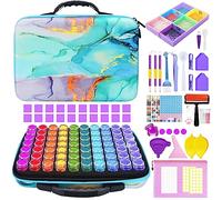 YUTUY Diamond Painting Kit Completo,Diamond Painting Accessori,70 Slots Diamant Painting Accessori,Strumenti di Pittura Diamante,per Fai da Te,Gioielli,Artigianato d'Arte E Punto Croce