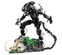 YUTVTNPUKM Regali Horror di Mostri Alieni Set Blocchida Costruzionedecorazione A Forma Teschio con Pino Mobile Decorazione per Halloween Feste Festa Spaventosafigure in Resina Giochi Ruolo E Guerra A