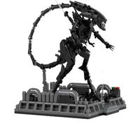 YUTVTNPUKM Regali Horror di Mostri Alieni Set Blocchida Costruzionedecorazione A Forma Teschio con Pino Mobile Decorazione per Halloween Feste Festa Spaventosafigure in Resina Giochi Ruolo E Guerra A