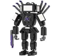 YUTVTNPUKM Skibidi Toilet Costruzione Titan Building Block Toy TV Man Scienziato Cameraman Speakerman Figure Giocattoli Modello Gioco Bambini Adulti Fan Action Ragazzi Ragazze E