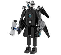 YUTVTNPUKM Skibidi Toilet Costruzione Titan Building Block Toy TV Man Scienziato Cameraman Speakerman Figure Giocattoli Modello Gioco Bambini Adulti Fan Action Ragazzi Ragazze C