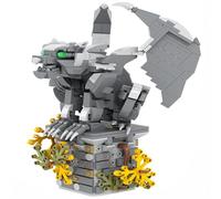 YUTVTNPUKM Terror Fantasma blocchiBlocchida Costruzionedecorazione A Forma Teschio con Pino Mobile Decorazione per Halloween Feste Festa Spaventosafigure in Resina Giochi Ruolo E Guerra A