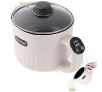 Yuuchail Melting pot di cera touch screen, controllo digitale della temperatura, fonditore elettrico per candele e sapone con versamento e rivestimento antiaderente, ideale per artigianato fai da te e