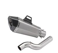 YUUEI Scarico Moto Slip On Sistemi Fuga Interfaccia Mid Link Pipe per BMW F900R F900XR 2020-2025 Modifica Parti 51mm Sistemi(Type-A)