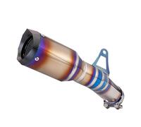 YUUEI Tubo Scarico Motocicletta per BMW S1000rr 2015-2017 Gruppo Centrale Lega Titanio Scorrimento Migliorato Sistemi(Type A)