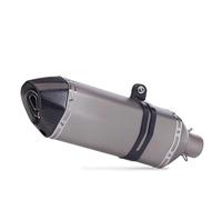 YUUEI Tubo Scarico Universale per Moto 51mm con Db Killer per Kawasaki Z900 per Ninja250 Parti Lega Titanio Modificate Sistemi(Type B)