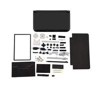 YUUGAA Custodia, Copertura Completa della Custodia, Parti di Riparazione del Guscio, Kit Completo di Sostituzione della correzione per 3DS XL(Nero)