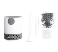 Yuuinnter Scopino per WC con Supporto, Scopino per La Pulizia del Water nel Silicone e Set di Supporto