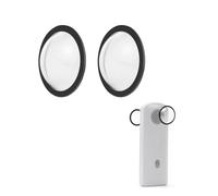 YUULNMOP 2 custodie protettive per obiettivo Ricoh Theta SC2/S/V, pellicola protettiva adesiva per fotocamera Ricoh Theta SC2, antigraffio e ad alta trasparenza