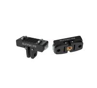 YUULNMOP Adattatore magnetico a sgancio rapido compatibile con Insta360 X5/Ace Pro/Ace Pro2/1, base magnetica con vite da 1/4" e supporto pieghevole a doppio artiglio doppia interfaccia per accessori