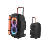 YUULNMOP Custodia per altoparlante portatile con tasche multiple compatibile con JBL PartyBox 520, antipolvere, antigraffio, custodia pieghevole per viaggi, feste, spettacoli DJ