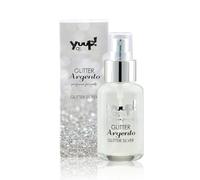 YUUP! - Fragranza scintillante a lunga durata per cani e gatti con glitter argento, 50 ml, profumo per cane e gatto con note di Tiarè, fiori d'arancio, mandarino, gelsomino e Ylang Ylang