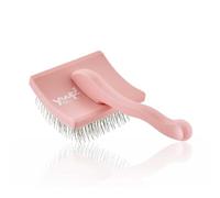 YUUP! - PINKBRUSH Cardatore professionale a denti lunghi e ad alta densità, Spazzola per cani e gatti, accessori per toelettatura cane e gatto