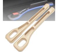 YUUSA 2Pcs Auto Riempitivo Sedili per Mini Hatchback R50 R53 R56 F56 F55 F65, Universale Car Seat Gap Filler Riempimento degli Spazi Vuoti del Sedile Laterale,B Beige