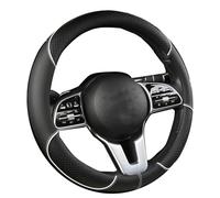 YUUSA Coprivolante Auto per Fiat Tipo/Tipo Kombi/Tipo Cross/Tipo Limousine (Seit 2020), Pelle PU Antiscivolo Traspirante Durevole Protezione Volante Decorazione Accessori, Type O-White