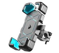 YUUSA Porta Cellulare Moto per Kawasaki Ninja 1000 SX 1000SX ninja1000sx, 360° Rotazione Antivibrante Porta Cellulare Moto Flessibile Regolabile,A Handlebarstyle-C Blue