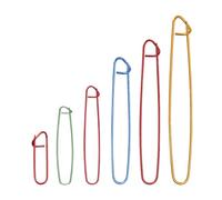 YUUSIKCO Spille di Lavoro a Maglia - 12 Pcs Maglia Alluminio Spille,Spilla di Sicurezza per Maglia,Alluminio Spilla di Sicurezza per Tessitura,Usato per Pelle Gomitoli di Lana Ealtri Capi Maglieria