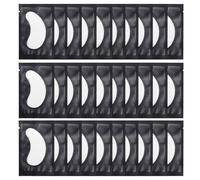 YUVKIN 30 Paia Patch Occhi per Extension Ciglia, Patch Occhi Hydrogel, Wimpernlifting, Colorazione Ciglia, Patches Occhi per Ciglia, Pad per Extension Ciglia (Black)