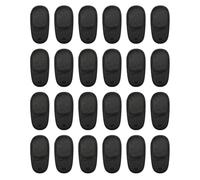 YUVKIN Patch Occhio, 24 Pezzi, Medicamente Riutilizzabile, Bende Oculari per Adulti, in non Tessuto, Toppe per Pigro, Ambliopia, Miglioramento della Visione Strabismo, Adulti (Nero)