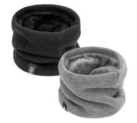YUVKIN Sciarpa Donna Unisex, 2 pezzi, peloso e delicato sulla pelle, morbida, Scaldacollo Donna Cervicale Termico per Moto e Ciclismo, perfetto come regalo di Natale e compleanno per donne