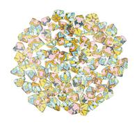 Yuvori Piastrelle per mosaico in porcellana, motivo geometrico astratto, irregolari, moderne, da 0,5 kg, fatte a mano, per bagno, soggiorno, cucina, per esterni (07, media)