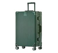 yuweijie Valigia grande con telaio rigido in alluminio e coque in 100% PC. Valigia Trolley con 4 Ruote Doppie Girevoli e Lucchetto TSA Integrato(XL.73.5CM,78L,Verde)