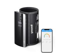 yuwell Misuratore di Pressione Sanguigna Intelligente con App, Sfigmomanometro Digitale con Bracciale 22-36cm, con Funzione di Monitoraggio della Frequenza Cardiaca, e Trasmissione Vocale (YE630CR)