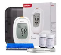 yuwell Misuratore Glicemia con strisce reattive x 50 e lancetti x 50, il Glucometro Kit Completo ideale per l'Uso Domestico(Modello 582)