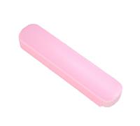 yuwqqoajv Custodia da viaggio leggera per posate per una comoda cena in viaggio con cucchiaio, forchetta, bacchette, posate, custodia in plastica, ampie applicazioni, Rosa nordico