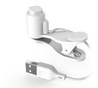 yuwqqoajv Dispositivo Simile per Schermo Desktop, Facile clic sul Cuore Rosso, Supporto multipiattaforma, Zero Rumore, ECC., ABS, Facile da Regolare, Bianco