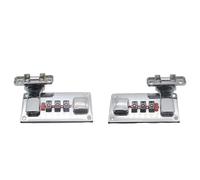 yuwqqoajv Hasp da 2 pacchi/lotto con lucchetto a combinazione La scelta migliore per proteggere la combinazione di 3 cifre di ricambio in lega per valigia, argento, 65 * 29 mm