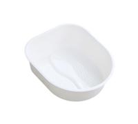 yuwqqoajv Vaschetta per massaggi con vasca per pediluvi ad capacità, sessioni di immersione rilassanti dopo una lunga giornata, robusta. Può resistere, Bianco, 38.5x33x11.5 cm