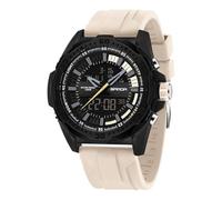 Yuxier Orologio digitale per ragazzi, antiurto, sportivo, unisex, con cinturino in silicone, multifunzione, con display luminoso, cachi