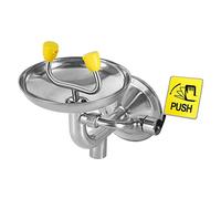 YUXINCAI Stazione Lavaocchi Stazione Lavaocchi a Parete, con Doppi Ugelli Spruzzatori E Interruttore Manuale - Portata d'Acqua 12 L/min per Impianti Chimici/Fabbrica/Scuola/Laboratorio
