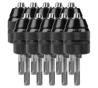 YuXinCat Adattatore SDS, compatibilità versatile, adattatore SDS Plus, mandrino a sgancio rapido, capacità 13 mm, per trapani a percussione e cacciaviti, filettatura 1/2-20UNF (10)