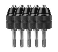 YuXinCat Adattatore SDS, compatibilità versatile, adattatore SDS Plus, mandrino a sgancio rapido, capacità 13 mm, per trapani a percussione e cacciaviti, filettatura 1/2-20UNF (5)