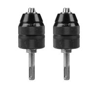 YuXinCat Adattatore SDS, compatibilità versatile, adattatore SDS Plus, mandrino a sgancio rapido, capacità 13 mm, per trapani a percussione e cacciaviti, filettatura 1/2-20UNF (2)
