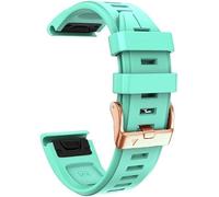 YUXUAN QuickFit - Cinturino di ricambio in silicone da 20 mm, compatibile con Garmin Fenix 8 43 mm/epix Pro 42 mm, Fenix 7S/6S/5S, 5S Plus/6S Pro, D2 Delta S, Descent Mk2S Smart Watch Accessori, 20mm