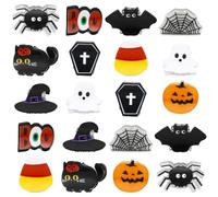Yuxung 20 mini fermagli per capelli di Halloween a forma di zucca, fantasma, pipistrello, ragno, ragnatela, artigli, regali di Halloween, accessori per capelli carini per feste horror