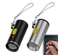 YUYQAQ Accendino elettrico di tipo C, antivento, impermeabile, per telefono, con porta USB-C, mini accendino per viaggi all'aperto senza fiamma