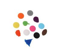 YUYTE 12 Bicchieri Vino, Pennarelli per Bevande in Silicone con Vivaci Forme 3D per Matrimoni, Feste, Cocktail, Identificatori in Vetro per Bomboniere e Forniture (Animali marini)