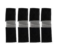 YUYTE 4 Pezzi di Parrucca Banda di Presa Parrucca Non Slittata Intalvena per le Parrucca Fascia per le Donne in Pizzo Elastico Impugnatura con Parrucca con Pizzo Rinforzato Pesante per (BLACK)