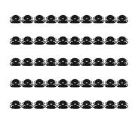 YUYTE 50 Fogli Per Maschere Per Collo E Viso Con Ganci Per Le Orecchie, Carta Per Maschere Facciali Nera In Tessuto Non Tessuto Morbido Per Impacco Umido, Adatta A Tutti I Di Pelle