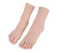 YUYTE Anatomico Piede Silicone Coppia di Modelli di Simulazione del Piede in Silicone per Esposizione di Nail Art e Fotografia - Modello di Flessibile per la Formazione Sulla Bellezza