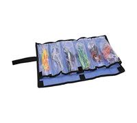 YUYTE Artificiali Tonno Pesca 6 Pz/set Esche Artificiali Gonne per Calamari Acrilico Traina Esca per Pesca in Acqua Salata per Pesci Grossi, Gancio in Acciaio Ad Alto Tenore di Carbonio per