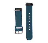 YUYTE Cinturino per Orologio in Silicone Leggero e Durevole per 7 6 5 - Look Elegante con Blocco Pulsante Anallergico, Comodo e Resistente Al Sudore, Facile da Installare (Blu scuro)